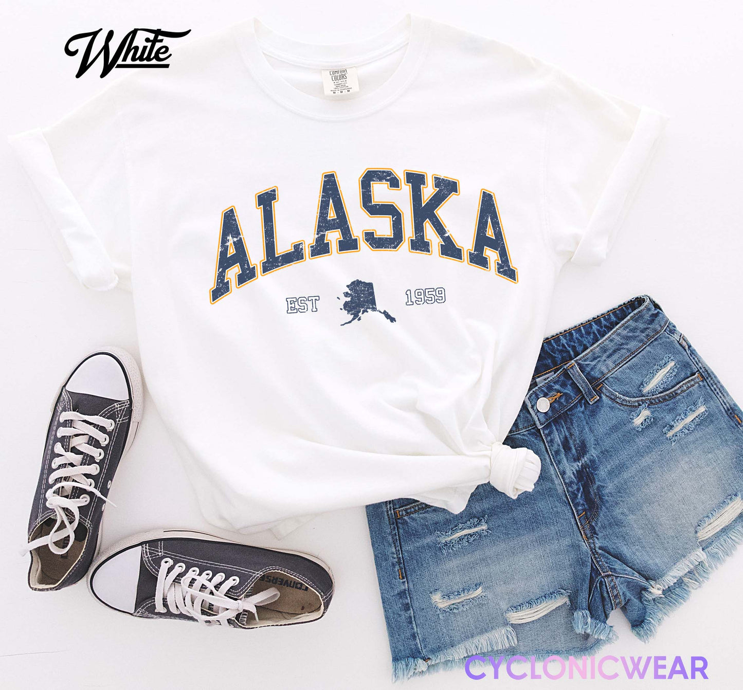 Vintage Alaska Comfort Colors Shirt