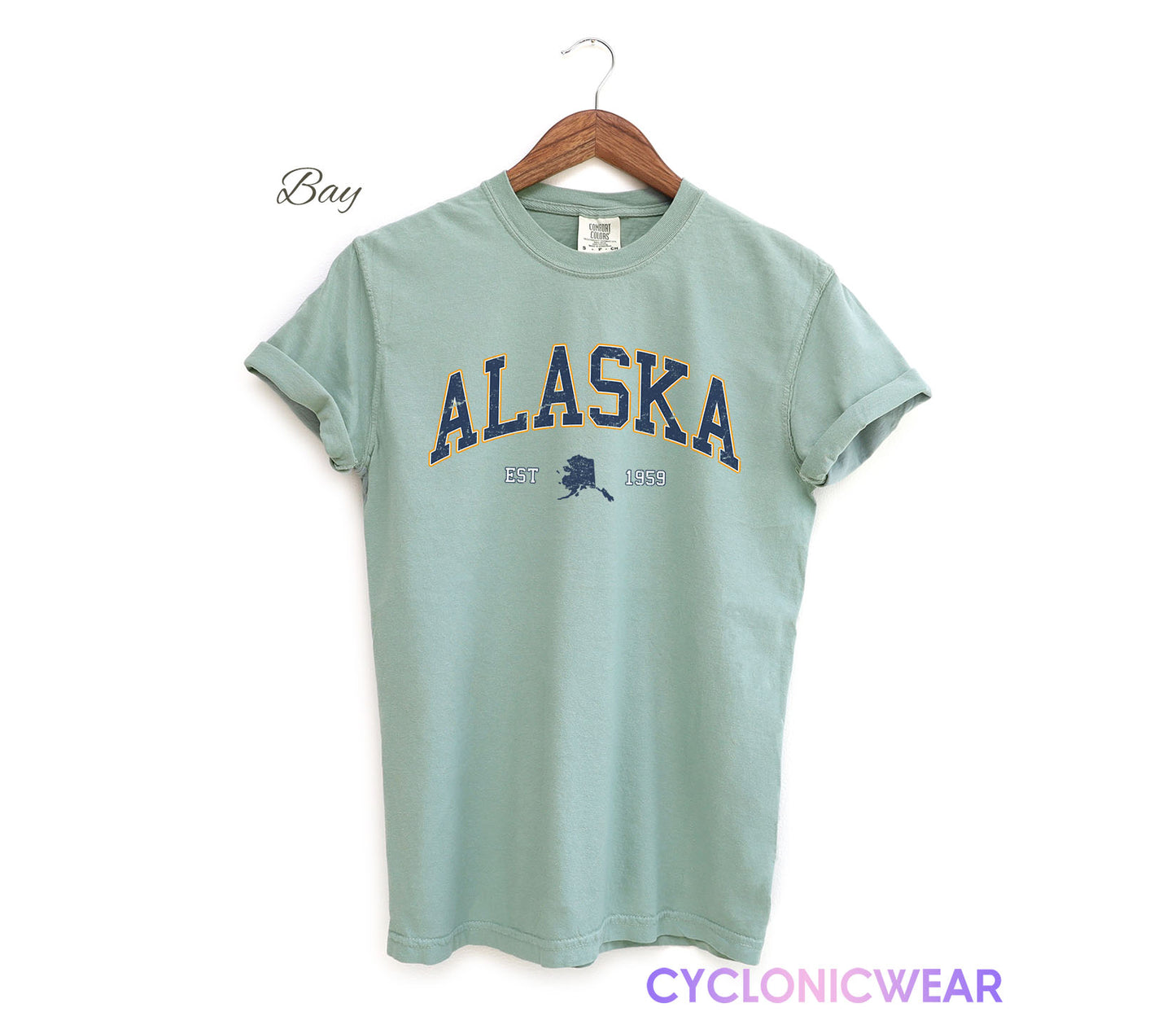 Vintage Alaska Comfort Colors Shirt