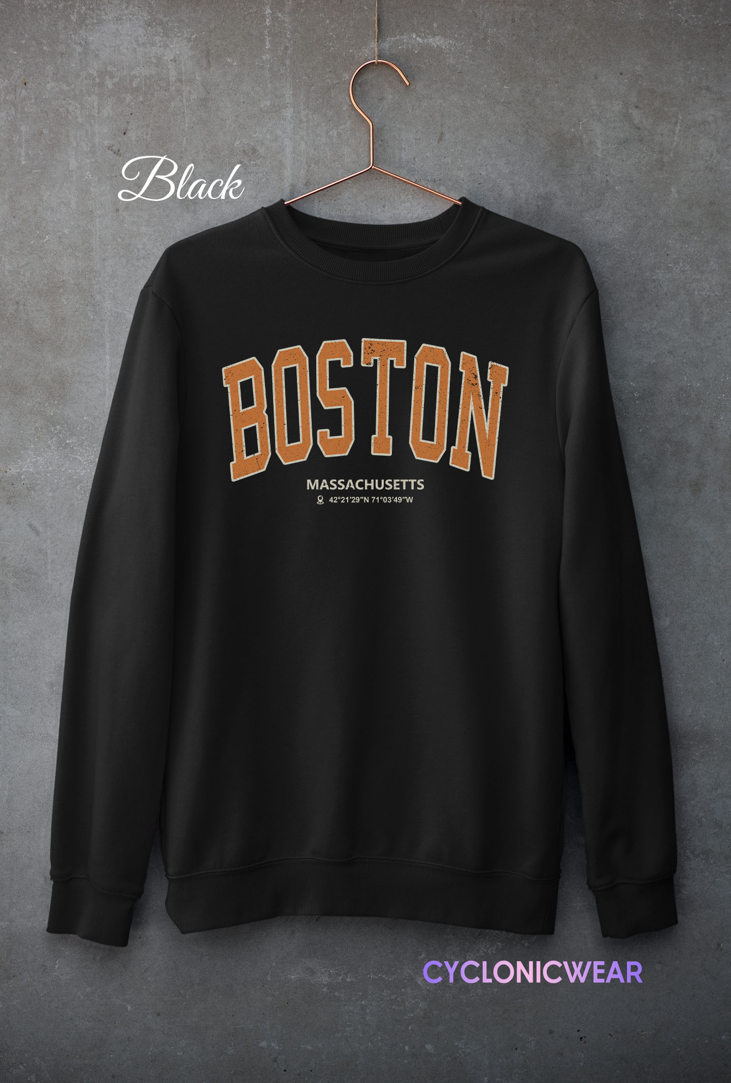 Boston Massachusetts College Style T-shirt -  Denmark