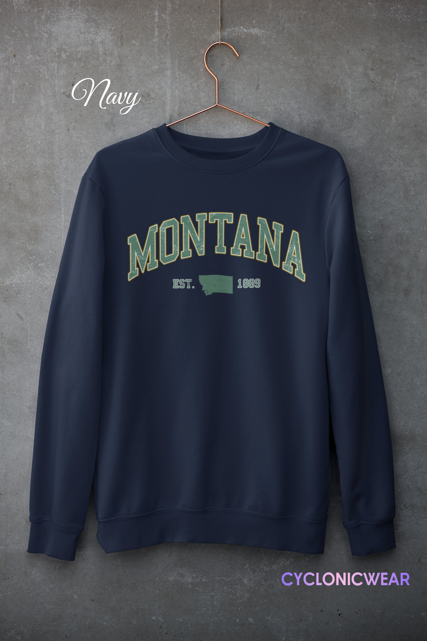 Retro Vintage Montana Sweatshirt