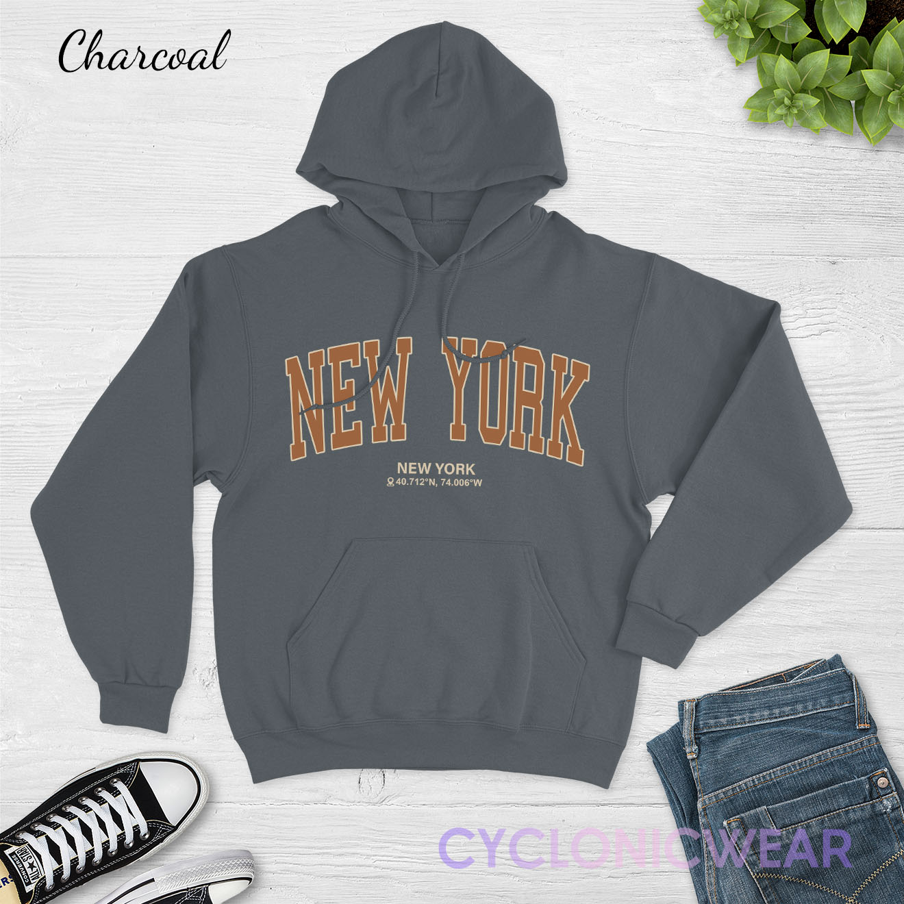 Vintage Style New York Hoodie Sweatshirt