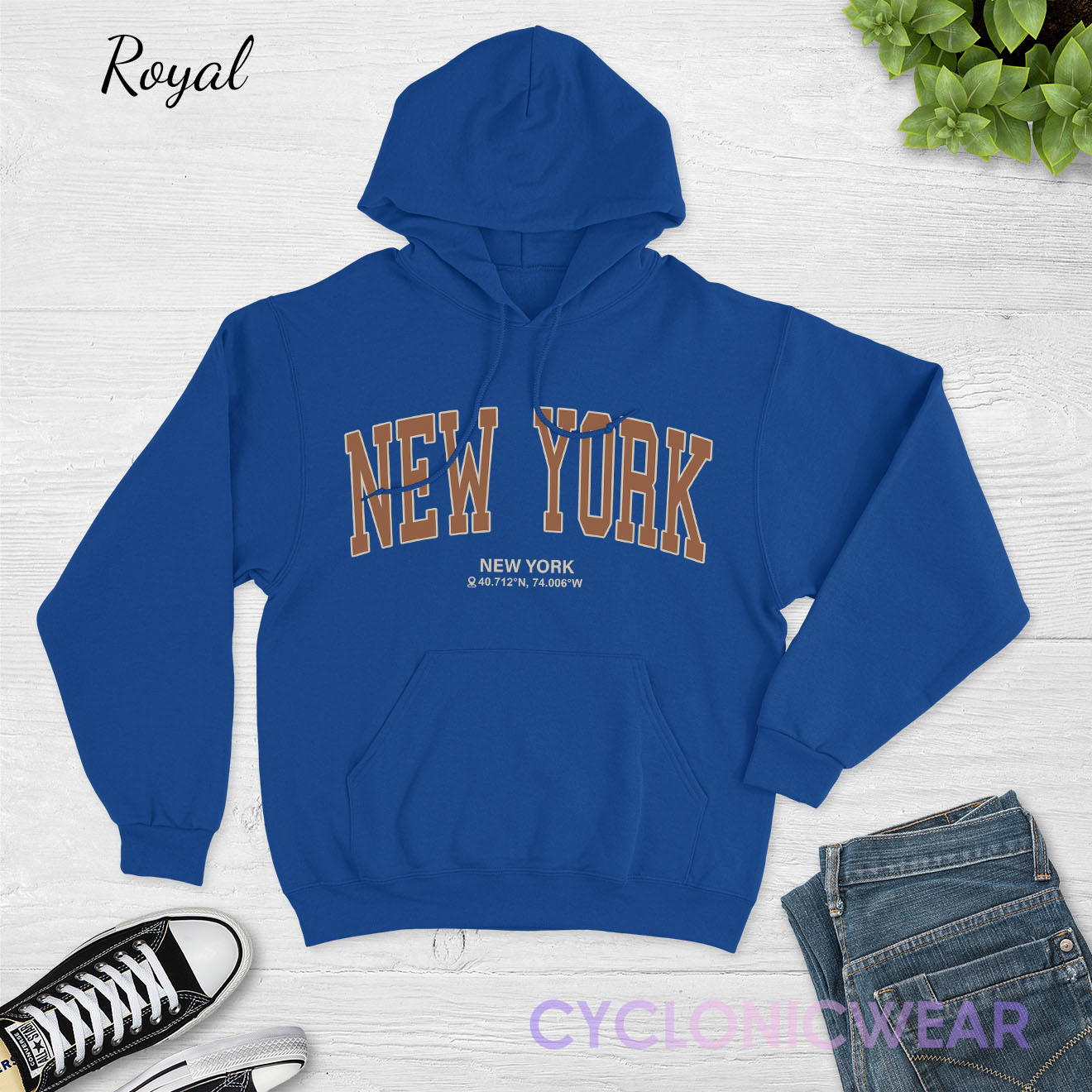 Vintage Style New York Hoodie Sweatshirt