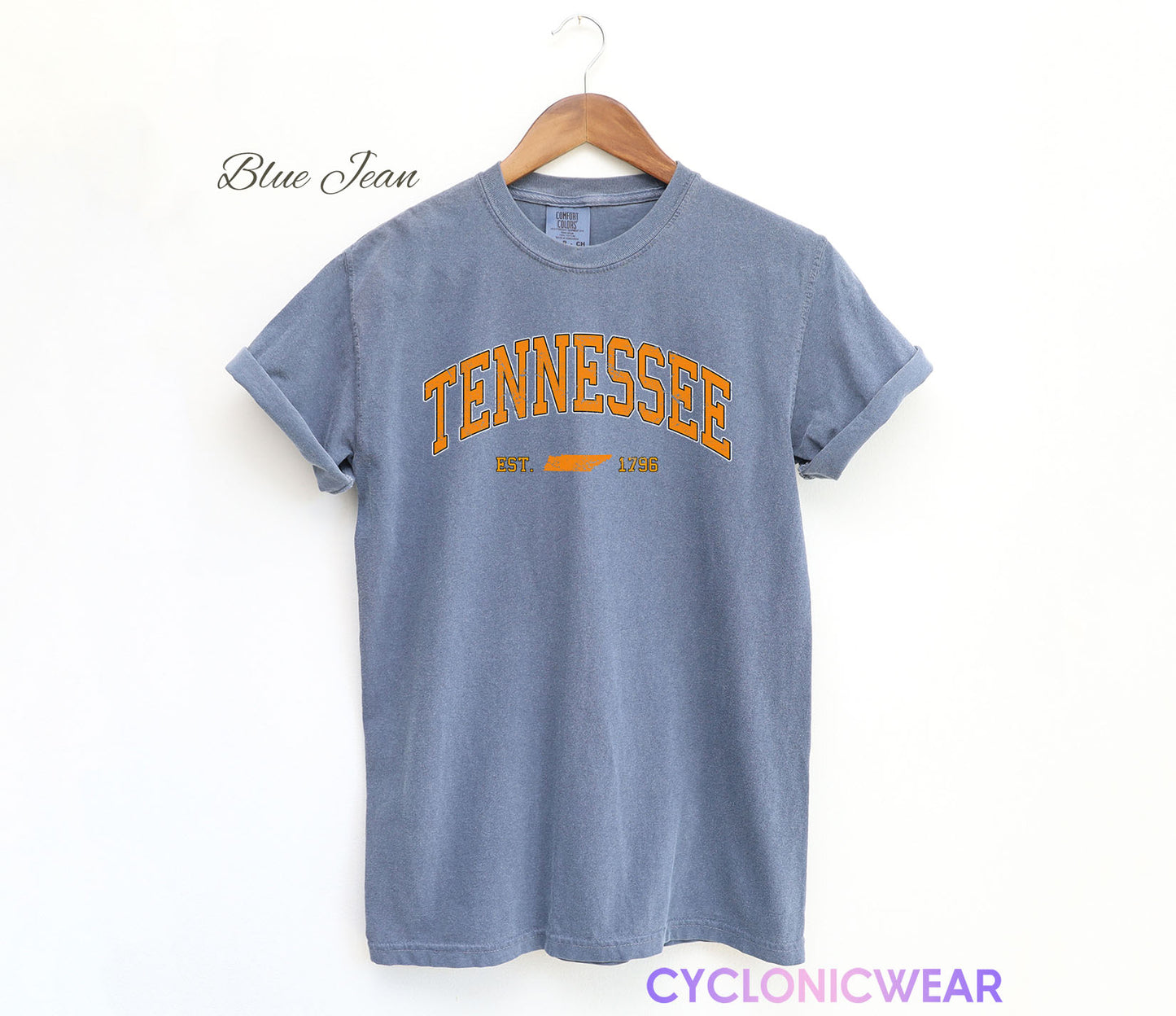 Vintage Style Comfort Colors Tennessee Shirt