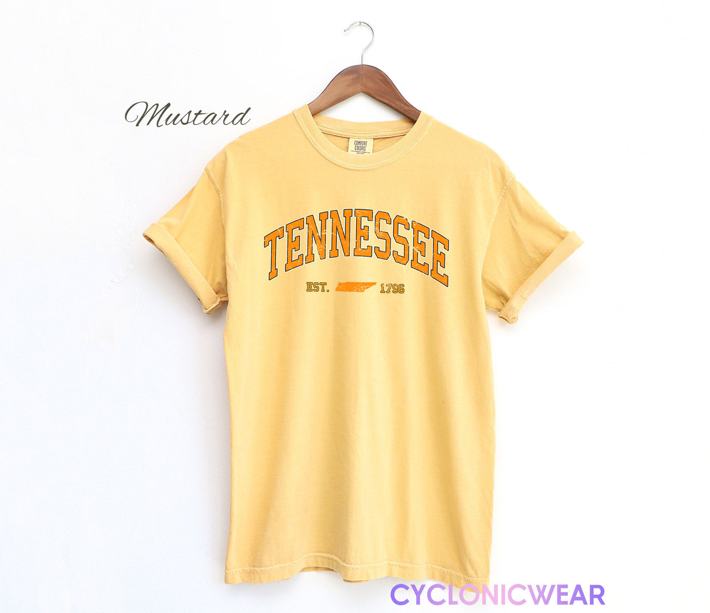 Vintage Style Comfort Colors Tennessee Shirt