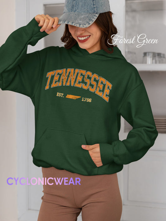 Vintage Style Tennessee Unisex Hoodie