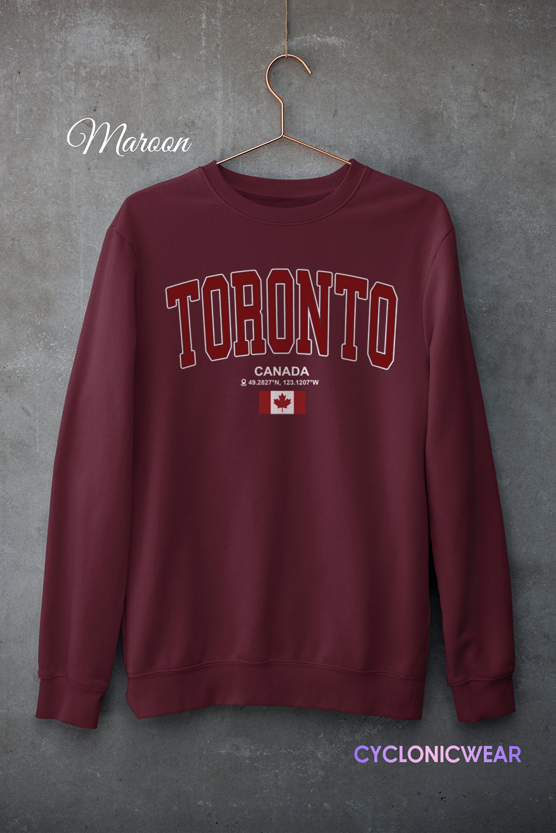 Vintage Style Toronto Canada Sweatshirt