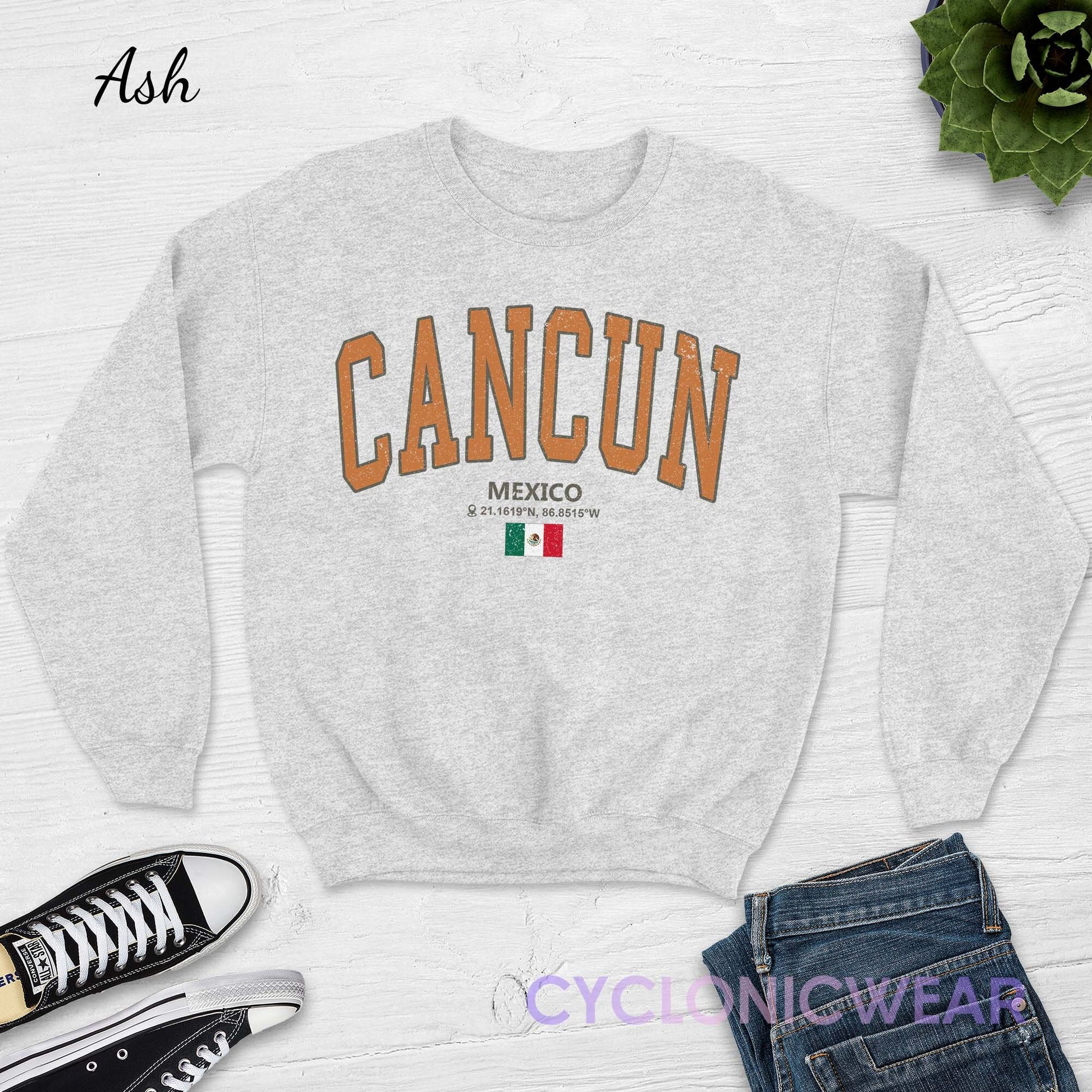 Cancun Mexico Sweatshirt, Mexico Vacation Sweater, Family Vacation, Beach Vacation Sweater, Mexico Travel Gift, Cancun Sweater, Mexico Gift