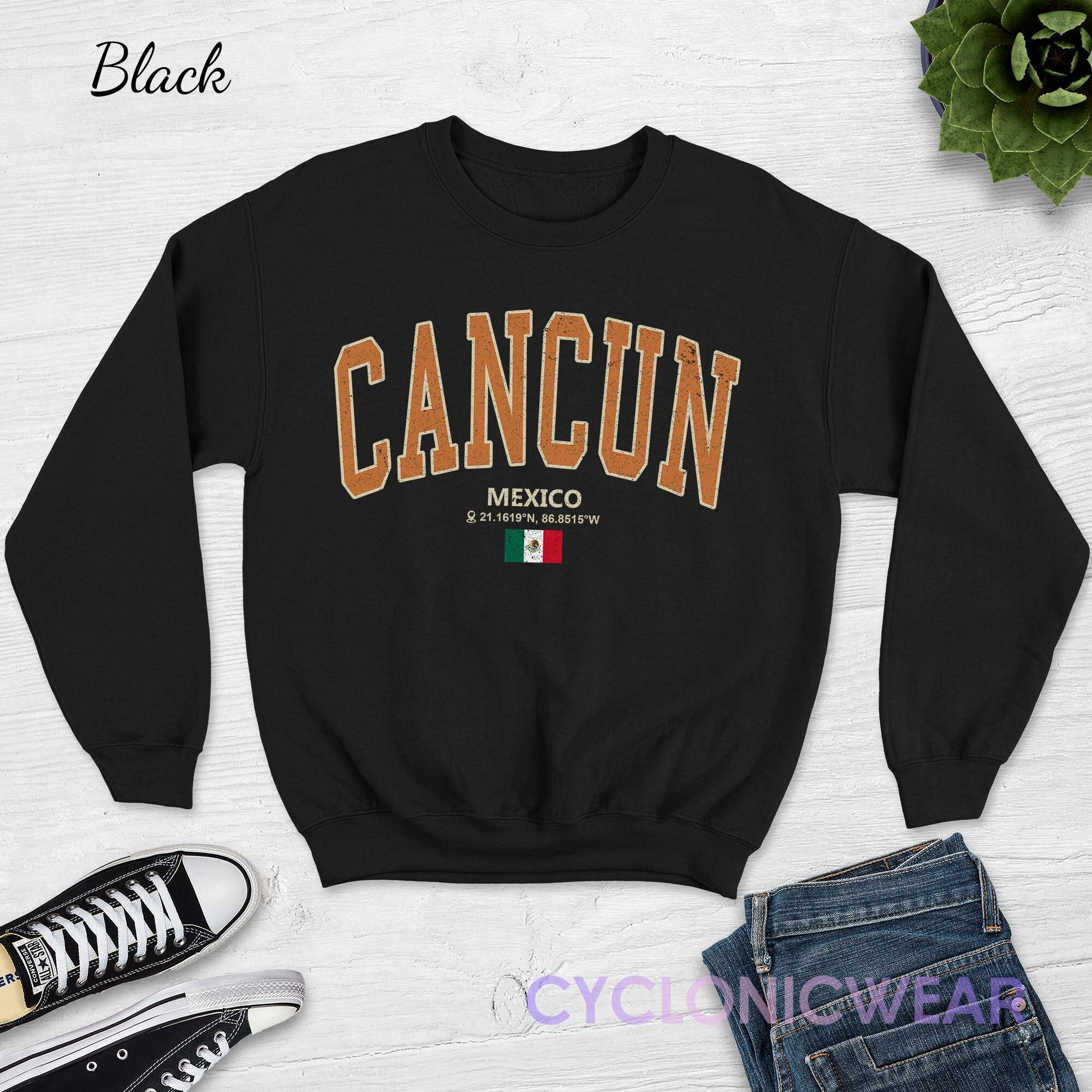 Cancun Mexico Sweatshirt, Mexico Vacation Sweater, Family Vacation, Beach Vacation Sweater, Mexico Travel Gift, Cancun Sweater, Mexico Gift