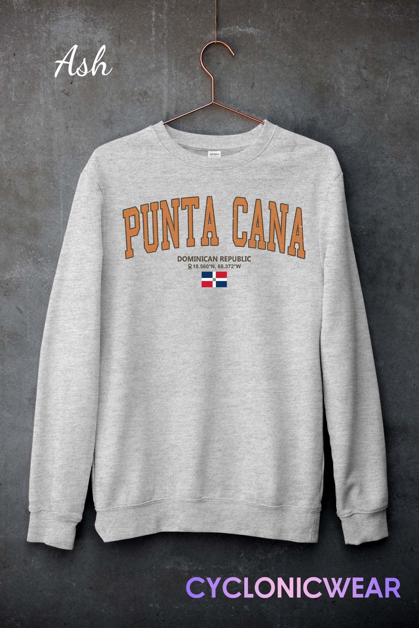 Punta Cana Sweatshirt, Punta Cana Vacation Sweater, Caribbean Family Vacation, Dominican Republic Gift, Travel Gift, Punta Cana Crewneck