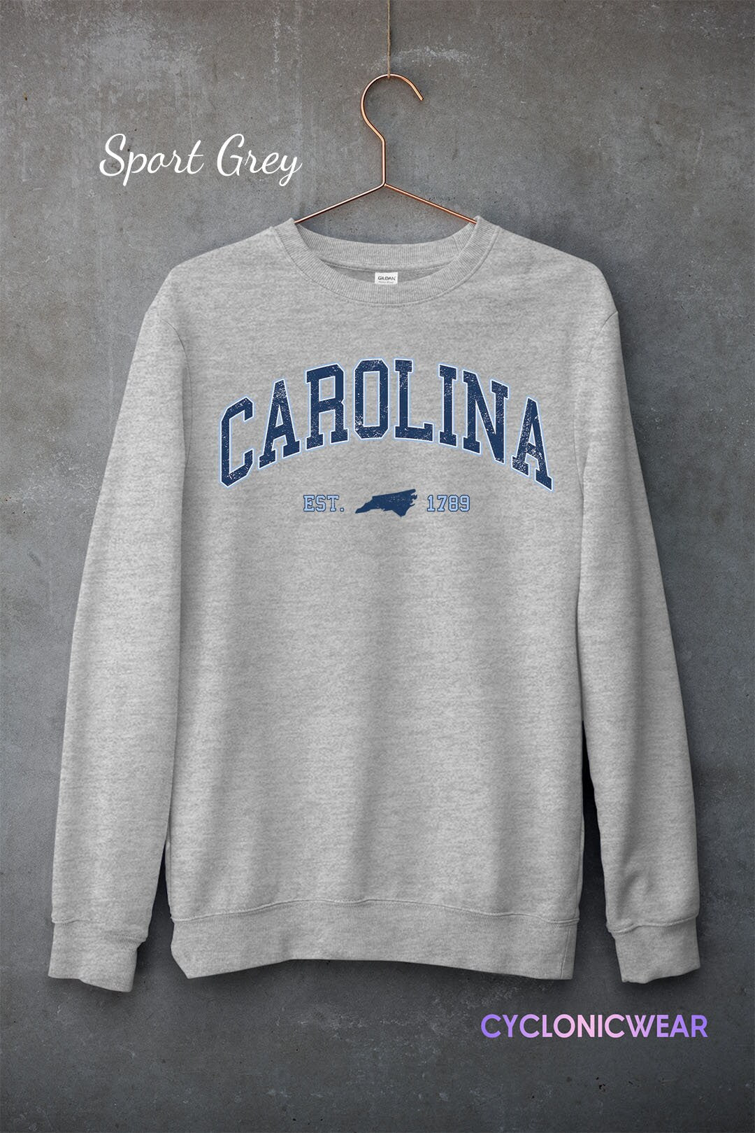 Carolina Hurricane Sweatshirt Vintage Carolina Hurricane 