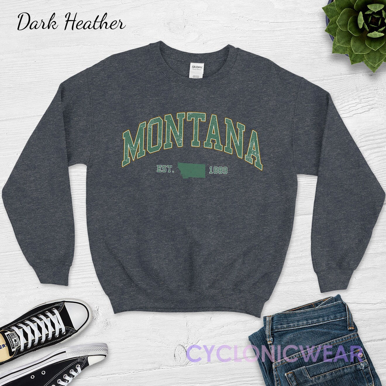 Vintage Montana Sweatshirt, Montana College Sweater, Montana Unisex Crewneck, Skiing Crewneck, Travel Gift, Cozy Sweatshirt, Cowboy Sweater