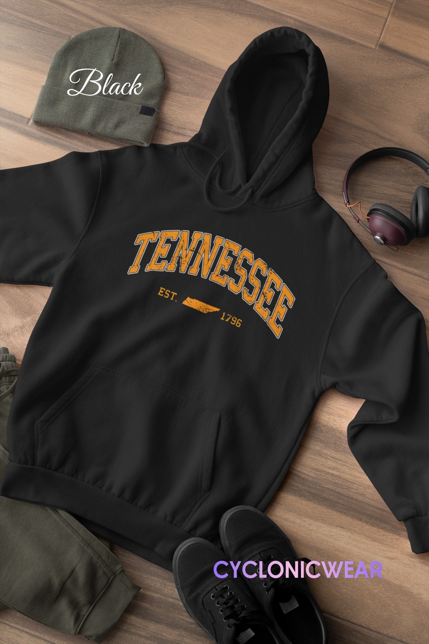 med tiden indvirkning udeladt Vintage Tennessee Unisex Hoodie, Gift for Tennessee University Student –  cyclonicwear