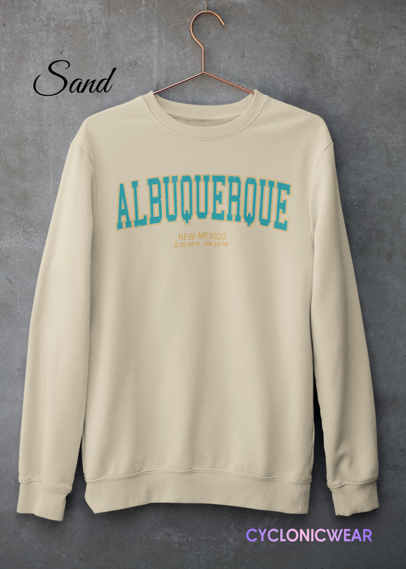 Retro Vintage Albuquerque New Mexico Sweatshirt