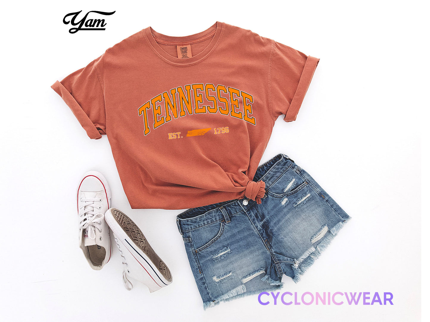 Vintage Style Comfort Colors Tennessee Shirt